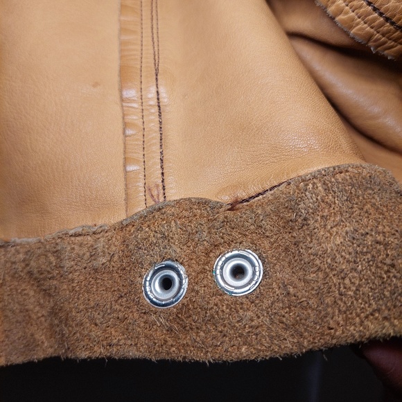 Pre-Owned Vintage 1960s Levi's Big E Suede Leather Jacket | Size XS - Picture 7 of 11